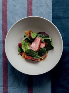 Smoked duck and beetroot salad