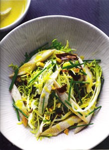Smoked eel salad