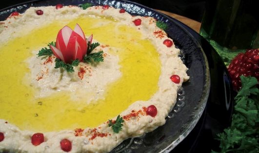 Smoked eggplant dip (Baba ghannouj)