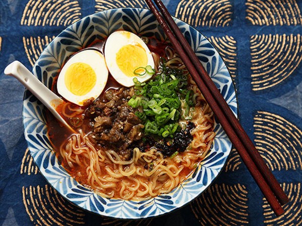 Smoked eggplant for ramen