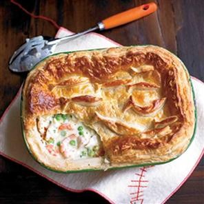Smoked fish and cider pie