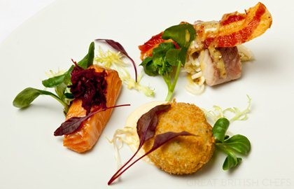 Smoked fish platter