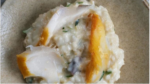 Smoked fish porridge