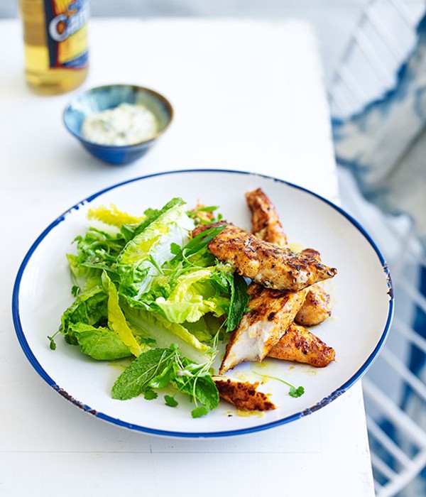 Smoked flathead with caper aïoli