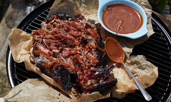 Smoked goat shoulder
