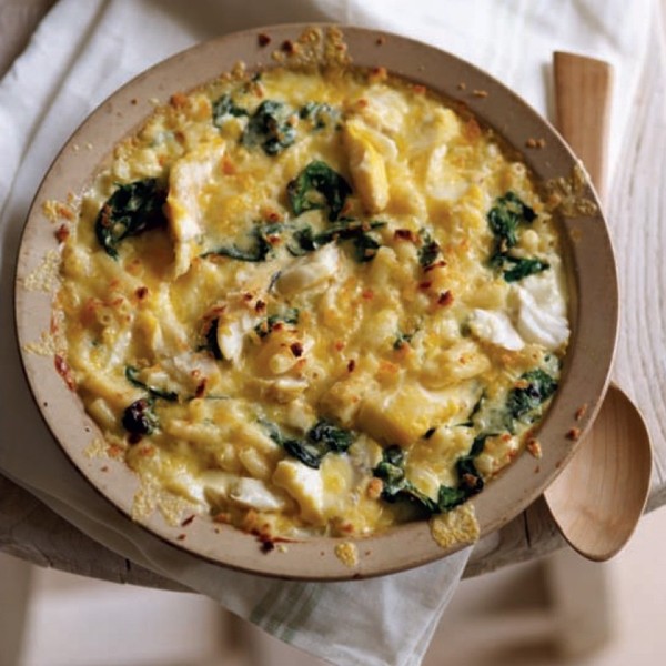 Smoked haddock & spinach