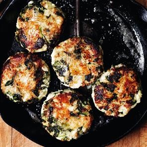 Smoked haddock and watercress fishcakes
