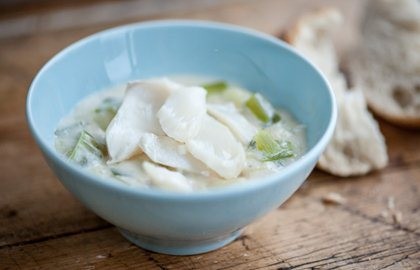 Smoked haddock chowder