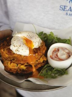 Smoked haddock fritters