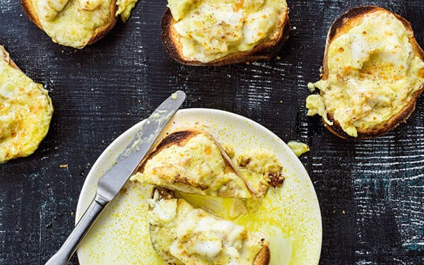 Smoked-haddock rarebit