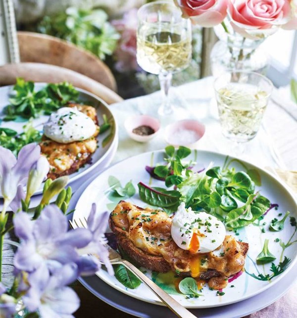 Smoked haddock rarebit by Sam Roberts, Highgrove Gardens