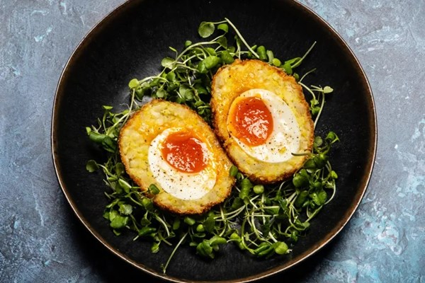 Smoked haddock Scotch egg