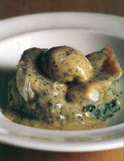 Smoked haddock with poached egg & colcannon
