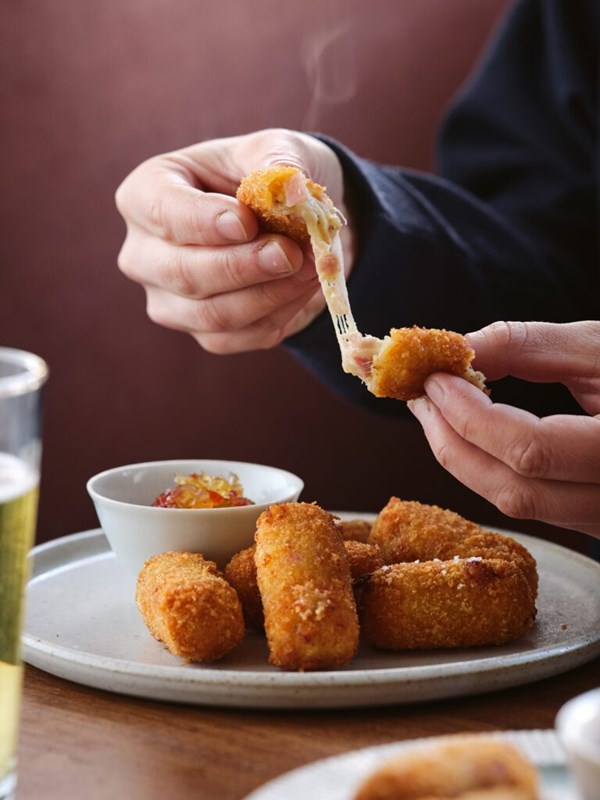 Smoked ham croquettes