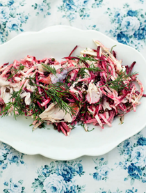 Smoked mackerel, celeriac, beetroot