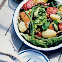 Smoked mackerel salad