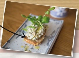 Smoked mackerel salad dip (Koliosalata)