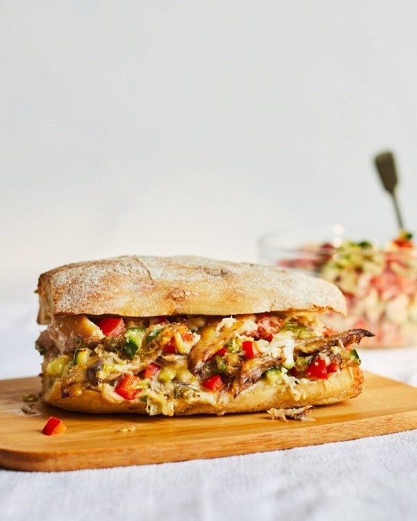 Smoked mackerel toasties 