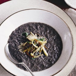 Smoked mushroom soup