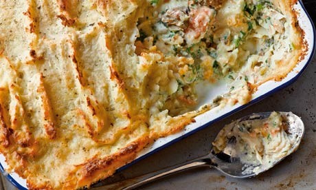 Smoked oyster fish pie