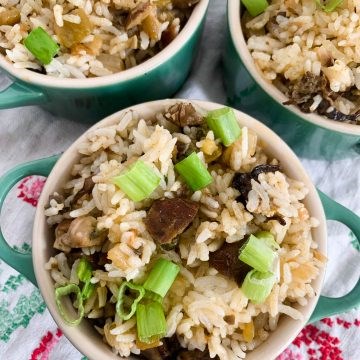 Smoked oyster rice dressing