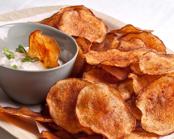 Smoked paprika potato chips