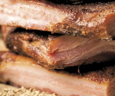 Smoked porchetta