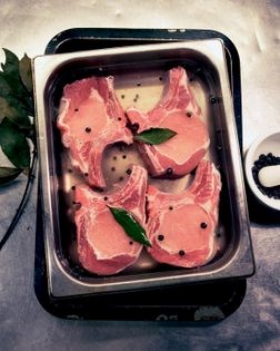 Smoked pork chops