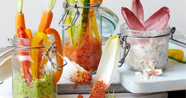 Smoked salmon and dill picnic dip jar