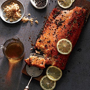 Smoked salmon, Barbecue University-style