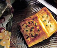 Smoked salmon blintzes
