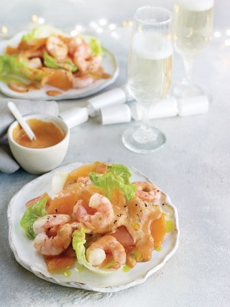 Smoked salmon, prawns & Miami cocktail sauce