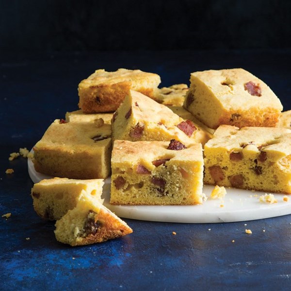 Smoked sausage cornbread