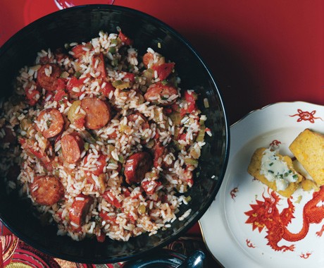 Smoked sausage jambalaya