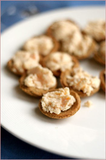 Smoked scallop and trout pate