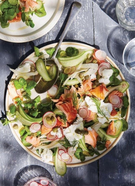 Smoked trout & pickled fennel salad