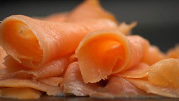 Smoked trout and avocado toasts