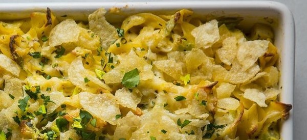 Smoked trout casserole