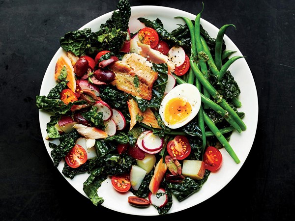 Smoked trout Niçoise