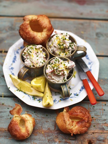 Smoked trout pâté & baby Yorkshire puds