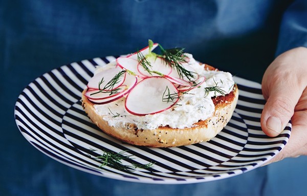 Smoked trout salad