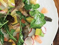 Smoked-trout salad with avocado and grapefruit
