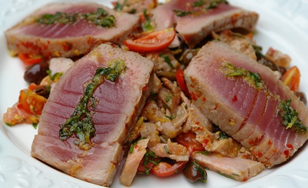 Smoked tuna salad