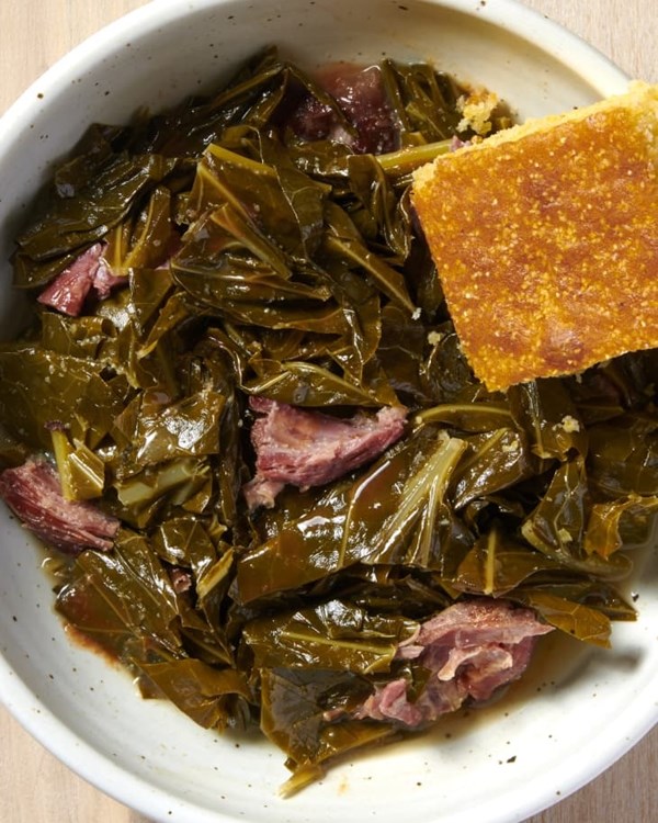 Smoked turkey neck collard greens