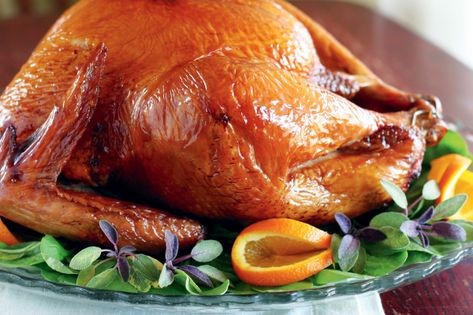 Smoked whole turkey