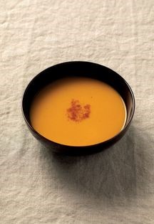 Smokey sweet potato & butterbean [soup]