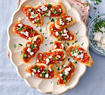 Smoky ajvar crostini