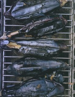 Smoky aubergine with tomatoes