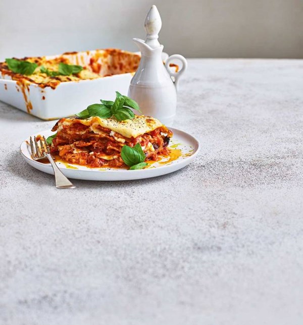 Smoky bacon lasagne
