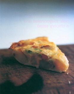 Smoky bacon, potato and Gruyère frittata